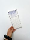 Plantable Notepad - Seed Paper List Pad - Doodle Flowers