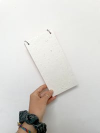 Image 3 of Plantable Notepad - Seed Paper List Pad - Doodle Flowers