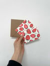 Mini Plantable Notecard - A7 Strawberry Wildflower Seed Notelet