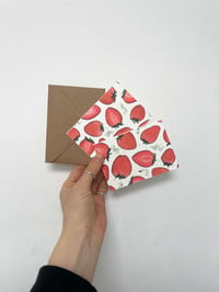Image 5 of Mini Plantable Notecard - A7 Strawberry Wildflower Seed Notelet