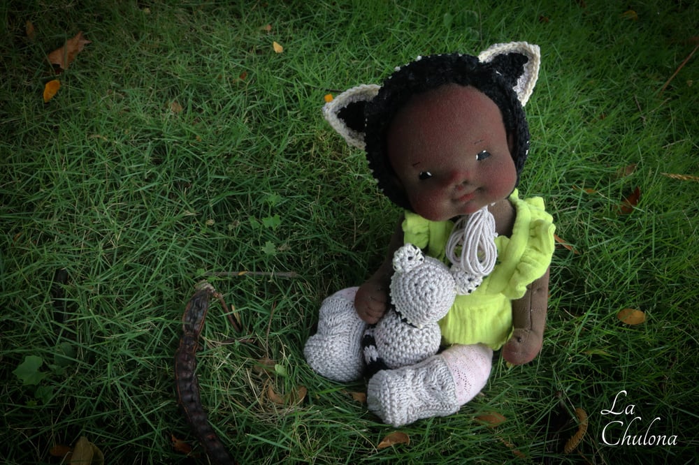 Image of Savanna- 12 inch Natural Fibers Art Doll