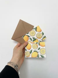 Image 5 of Mini Plantable Notecard - A7 Lemons Wildflower Seed Notelet