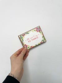 Image 1 of Mini Plantable Notecard - A7 Little Card Big Thanks Wildflower Seed Notelet