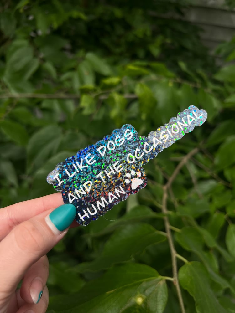 Image of I Like Dogs Sticker