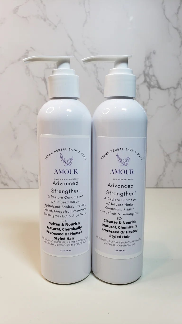 Image of Hair Shampoo & Conditioner (Loc, Hair, & Beard Hair Growth/Advance Strengthening)