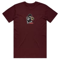 Image 2 of Creepin On A Come Up tee Maroon