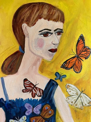 Image of The butterfly effect. Original oil painting.