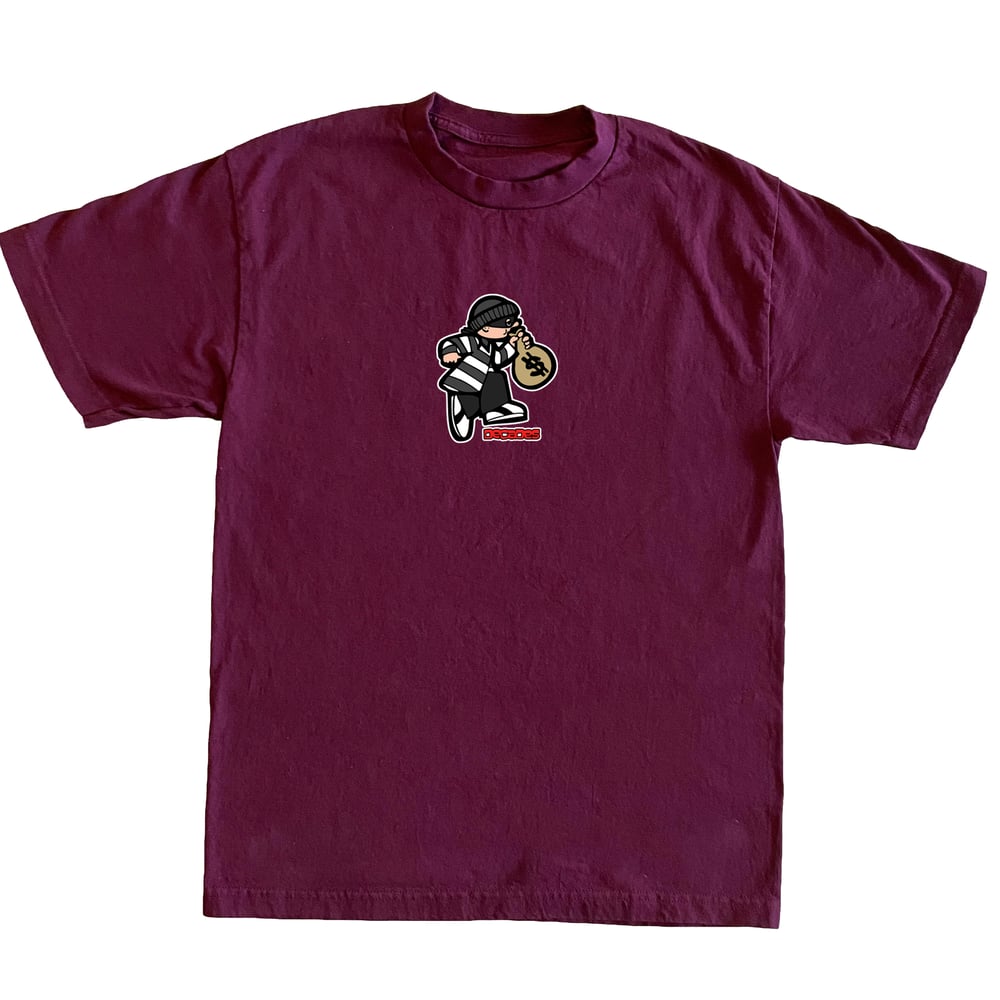 Image of Creepin On A Come Up tee Maroon