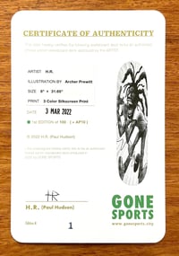 Image 2 of Presspop - H.R. of Bad Brains Skateboard deck (With C.O.A, signed by H.R.)