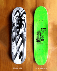 Image 3 of Presspop - H.R. of Bad Brains Skateboard deck (With C.O.A, signed by H.R.)