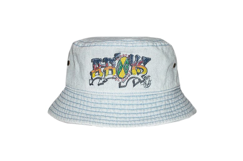 Image of Cross Colours - BBoyz Denim Bucket Hat - Ice Blue