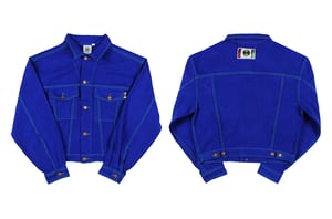 Image of Cross Colours - Classic Drop Shoulder Jacket - Cobalt Blue