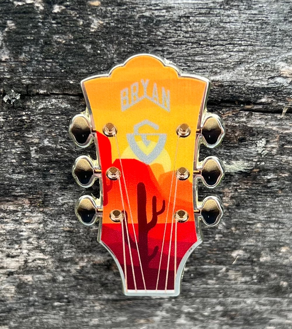 Zach Bryan Guitar Headstock Pins