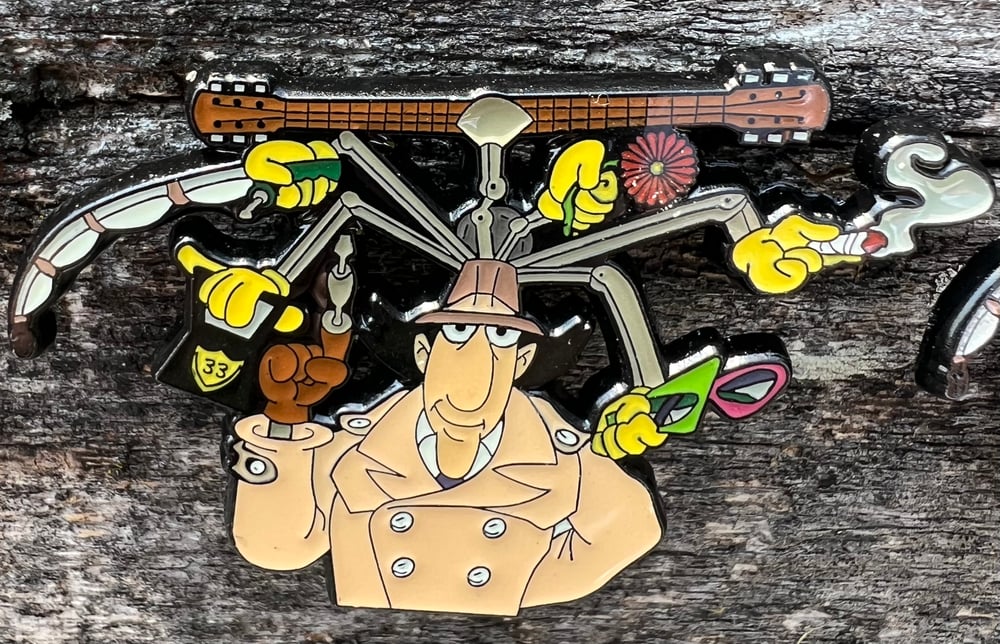 Billy Strings Inspired Inspector Gadget Pin 