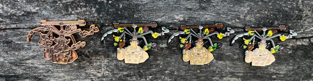 Billy Strings Inspired Inspector Gadget Pin 