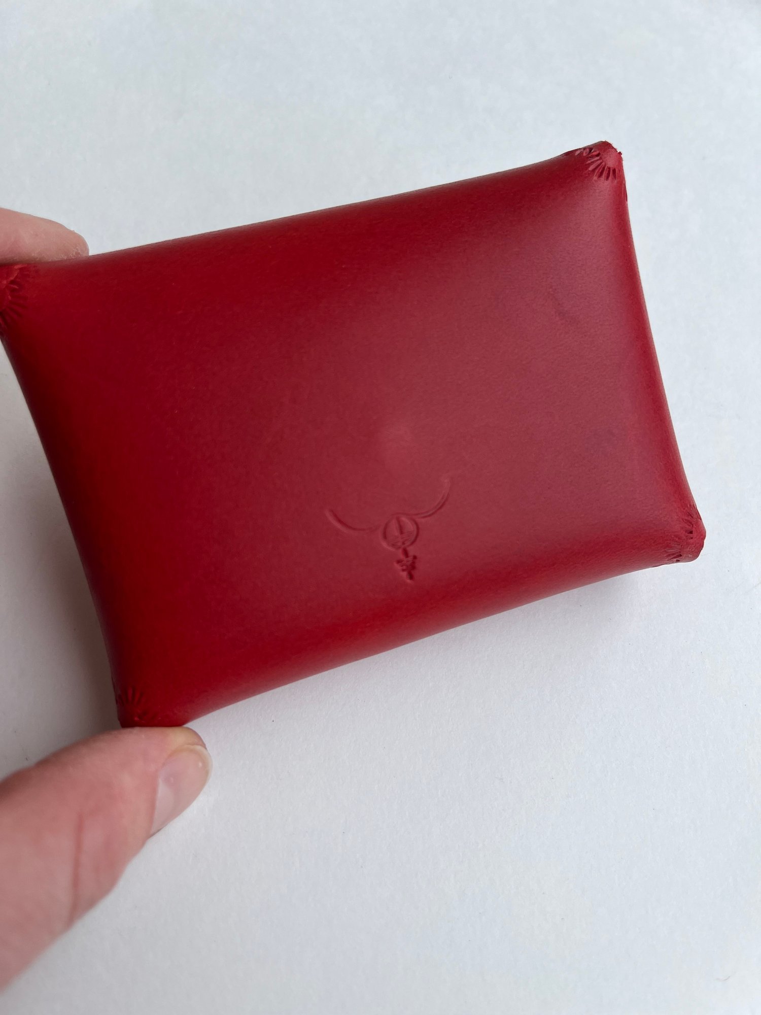 Image of Red Buttero “No Stitch” Card Wallet 