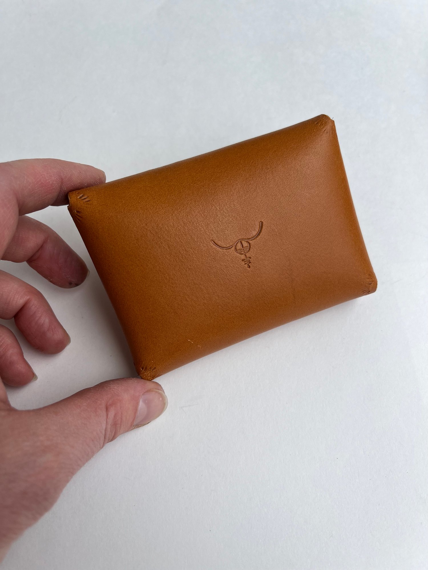 Image of Tan Vachetta “No Stitch” Card Wallet 
