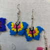 Crochet Butterfly Earrings - PRIDE COLLECTION