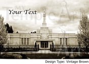 Image of Spokane LDS Mormon Temple Art 001-Personalized LDS Temple Art