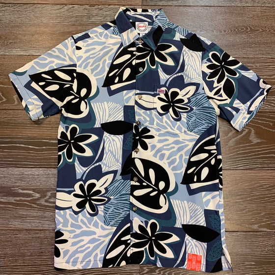Image of Hoonanea Navy Men's Aloha Shirt