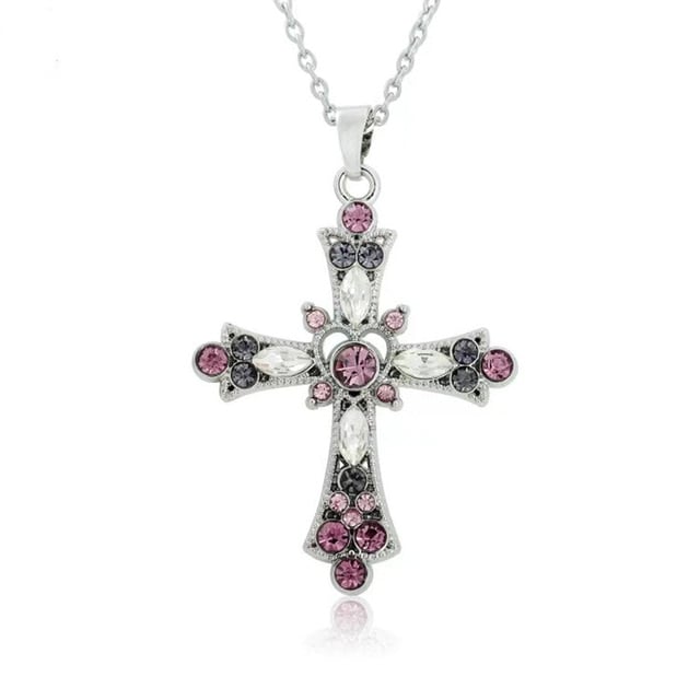 Cross Jeweled Chain