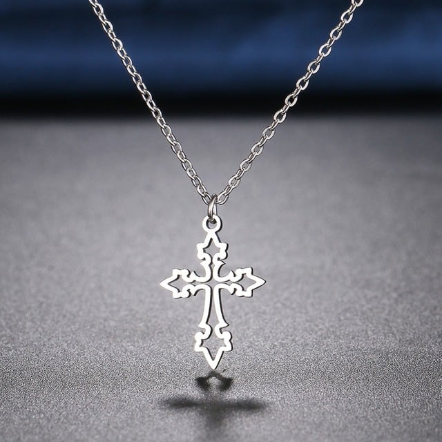Cross Jeweled Chain