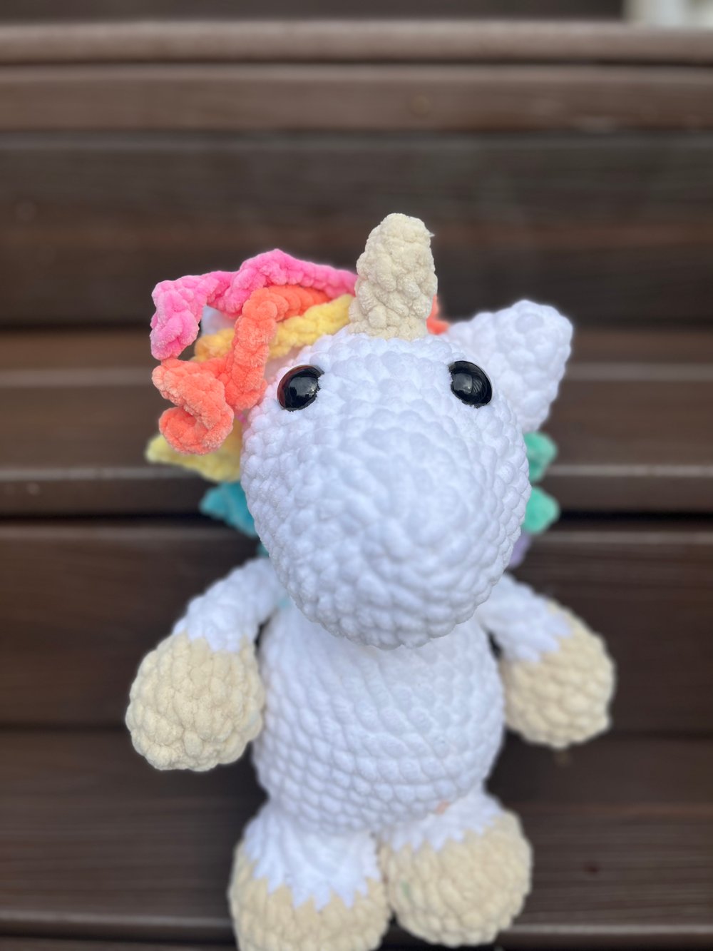 Image of Crochet Unicorn Plush