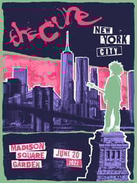 The Cure – NYC Event Poster June 20 – Colorway 1
