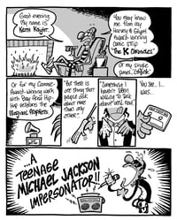 Image 2 of  I Was a Teenage Michael Jackson Impersonator! Graphic Novel