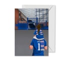 Birthday Cards for Rangers Fans | Son/ Daughter Stadium Gates Design | Personalisation Options