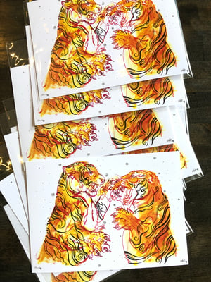 Image of Tiger Print - 5” x 7”