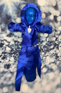 Image 2 of Blue Protection Voodoo Doll by Ugly Shyla