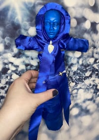 Image 3 of Blue Protection Voodoo Doll by Ugly Shyla 