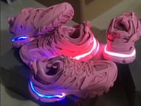 Image 1 of Balenciaga's “Barbie Pink” L.E.D Track Sneakers