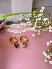 Image 3 of Black Butterflies (Gold)