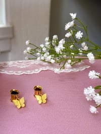 Image 3 of Yellow Butterflies (Gold)