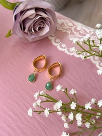 Image 1 of Green Jade Angel Tears (Gold)