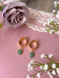 Image 2 of Green Jade Angel Tears (Gold)