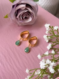 Image 3 of Green Jade Angel Tears (Gold)