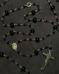 Image 1 of Todd Knife Rosary Gold