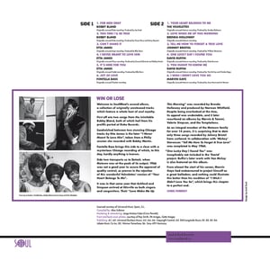 Image of Win Or Lose - Various Artists - Back In Stock with Free Postage!