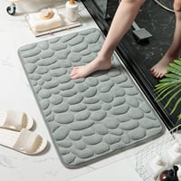 Non-slip mat carpets Shower room doormat with Cobblestone Embossed Bathroom Bath In Wash Basin Floor