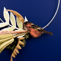 Image 4 of Bullfinch Wreath by Lily Faith