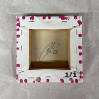 Image 4 of "Inner Void" Unique 1/1 Mini Canvas (pink rock)