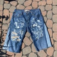 Image 1 of TNG Truly Distressed Jean Shorts