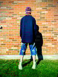 Image 4 of TNG Crocheted Flower Jean Shorts