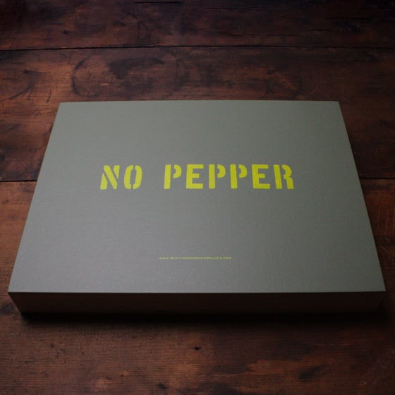 Image of No Pepper Art Panel (Yellow)