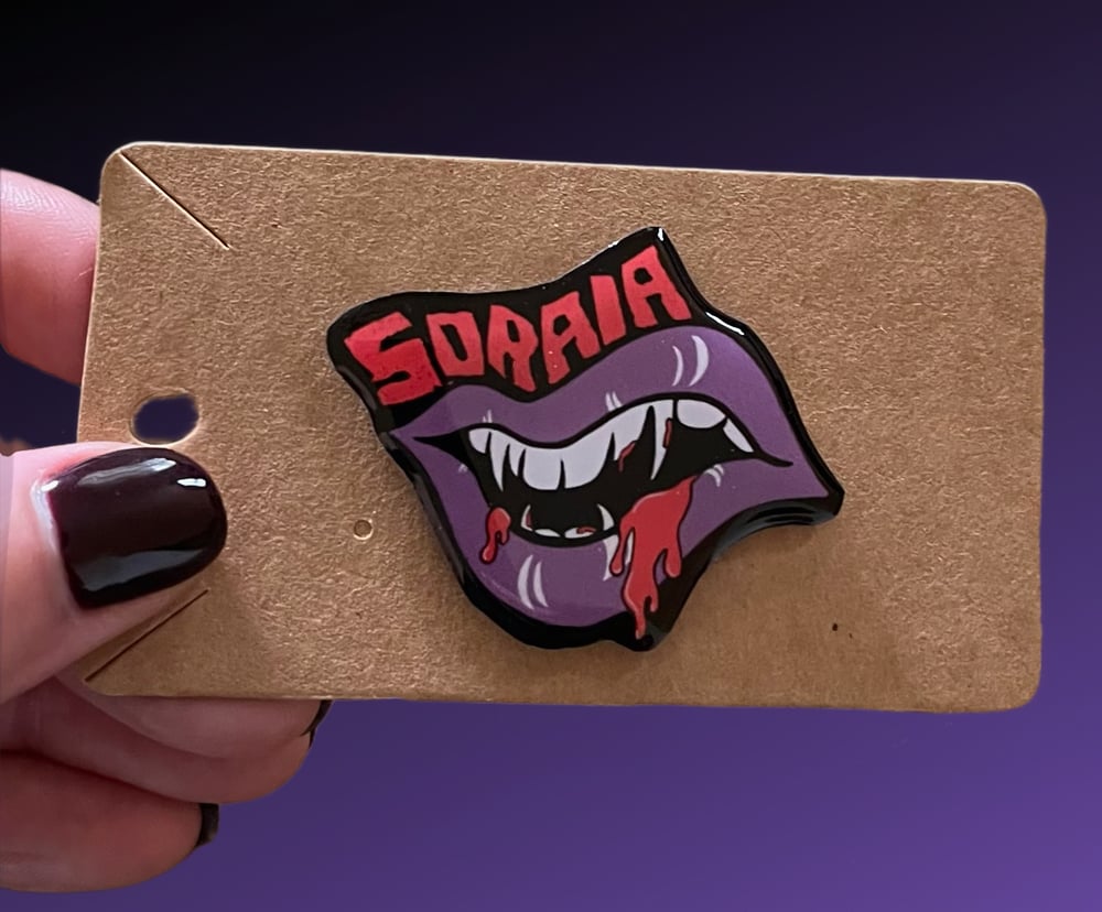 Image of Lips Logo Resin Pins -BACK IN STOCK!