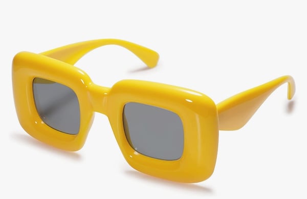 Image of Square yellow frames