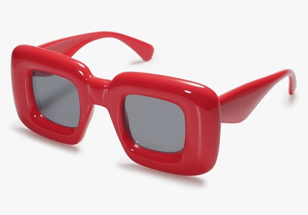 Image of Square red frames